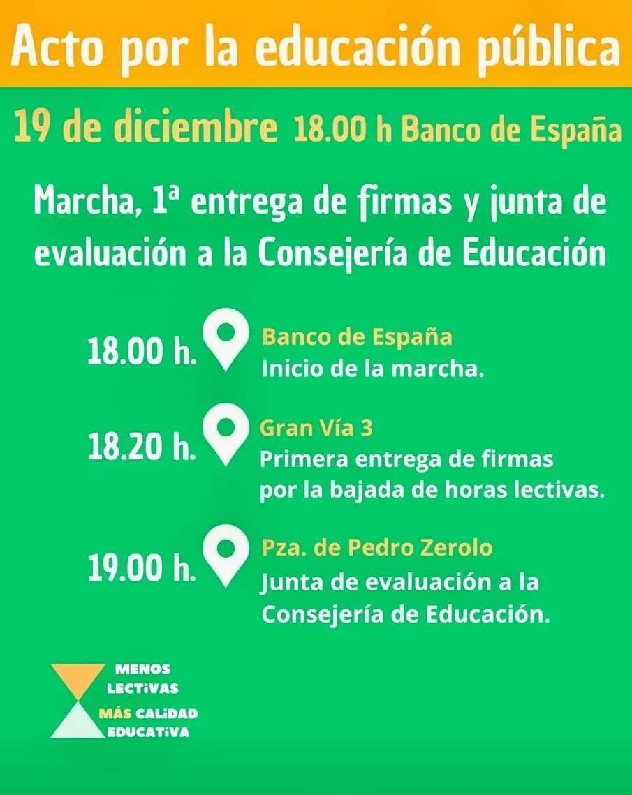 Acto por La Educación Pública 19 de Dic 2023
