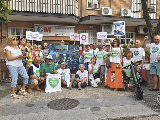 Varios colectivos en defensa de la sanidad pública intervienen en el examen sobre derechos humanos al que se someterá España el próximo mes de abril