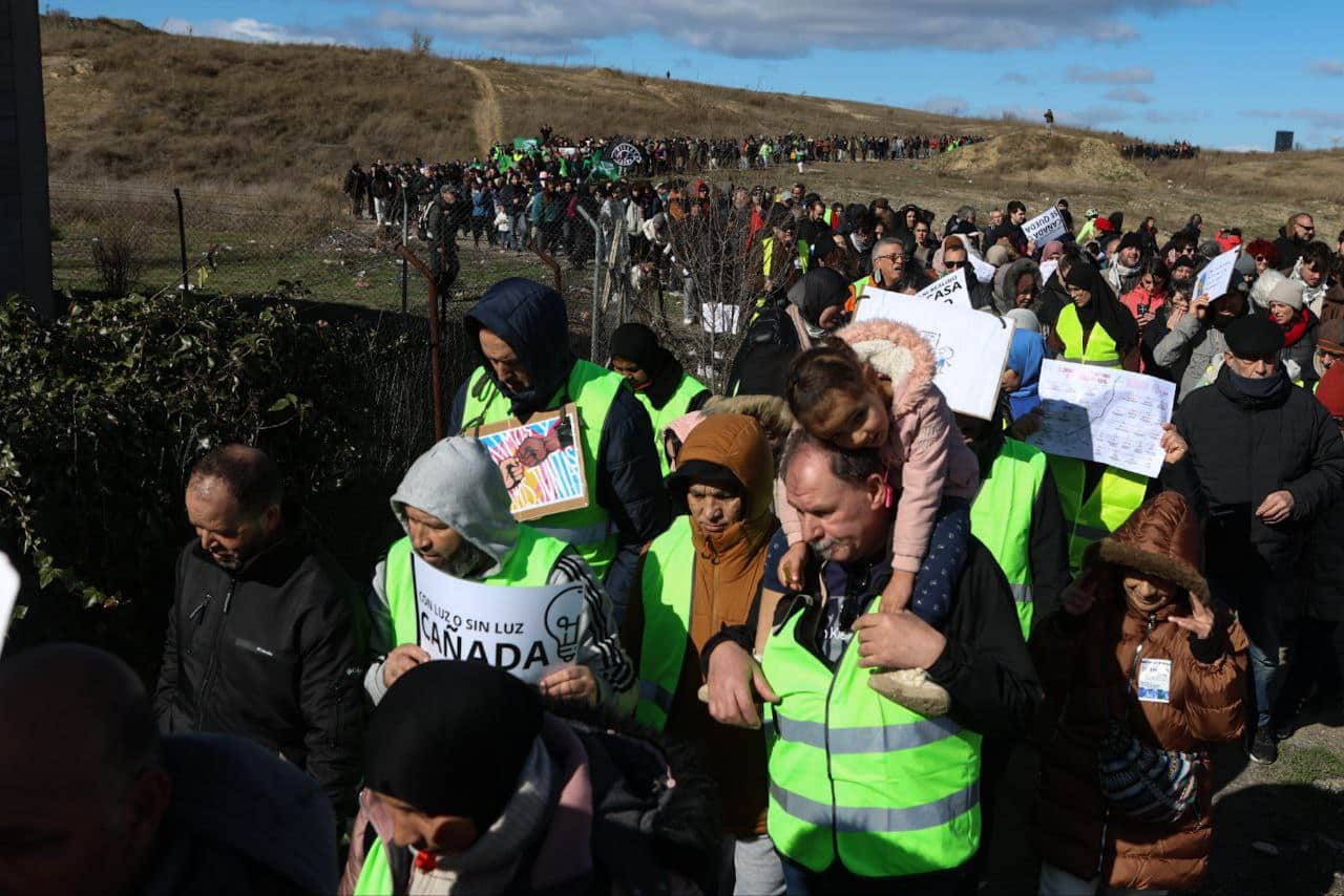 Marcha por el derecho al territorio, a la vivienda y a la vida. Cañada Se Queda