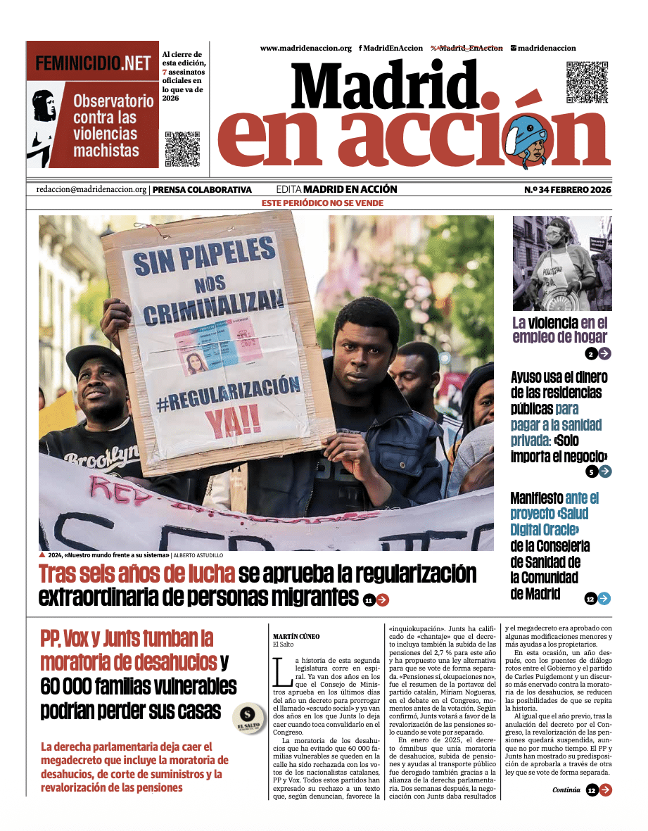 Ya está en las calles el número 34 de Madrid en Acción