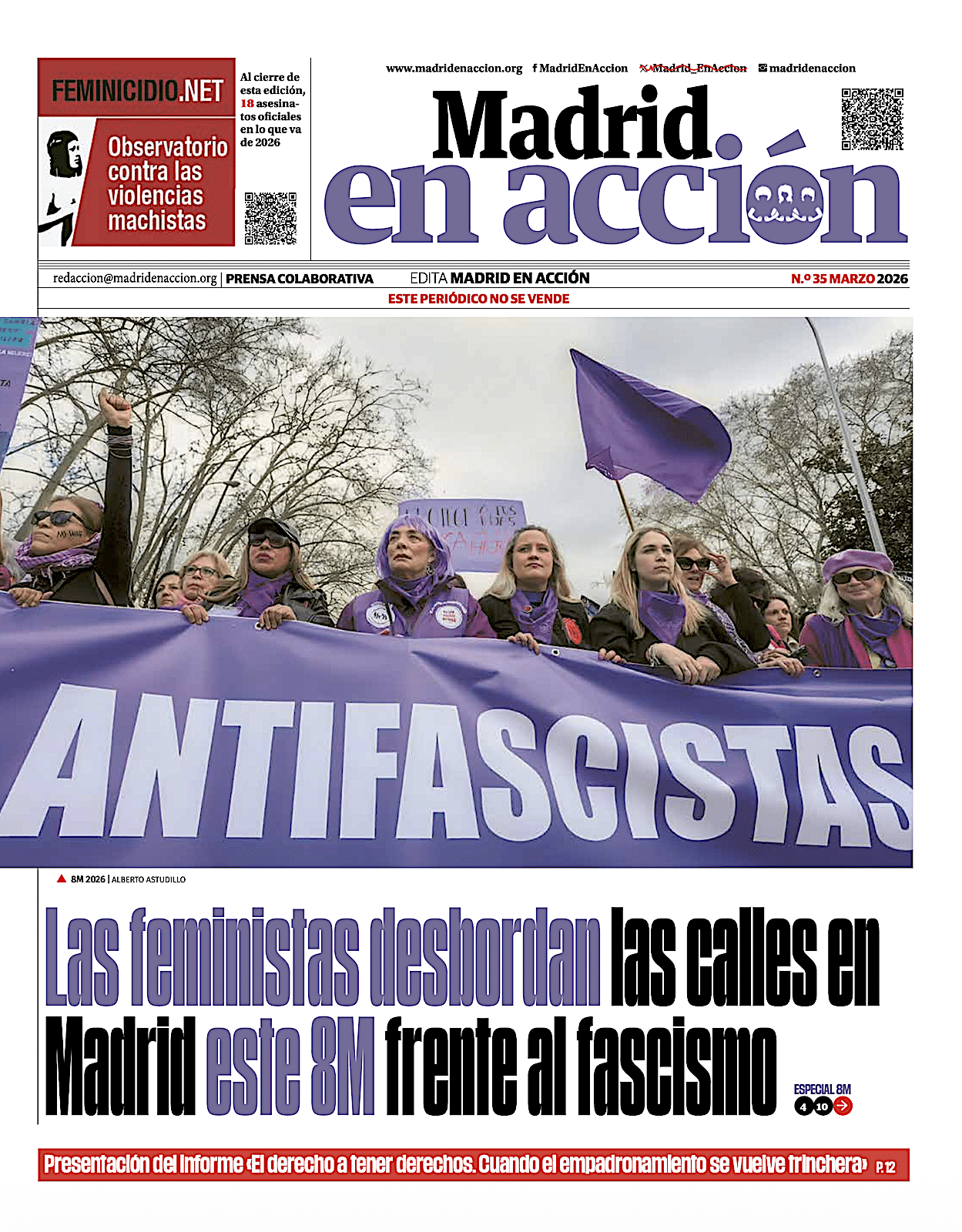 Ya está en las calles el número 35 de Madrid en Acción